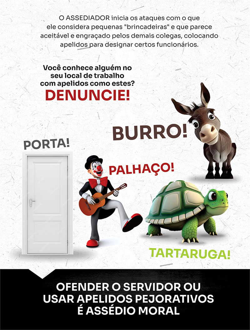Sindicato lança cartilha de Assédio Moral