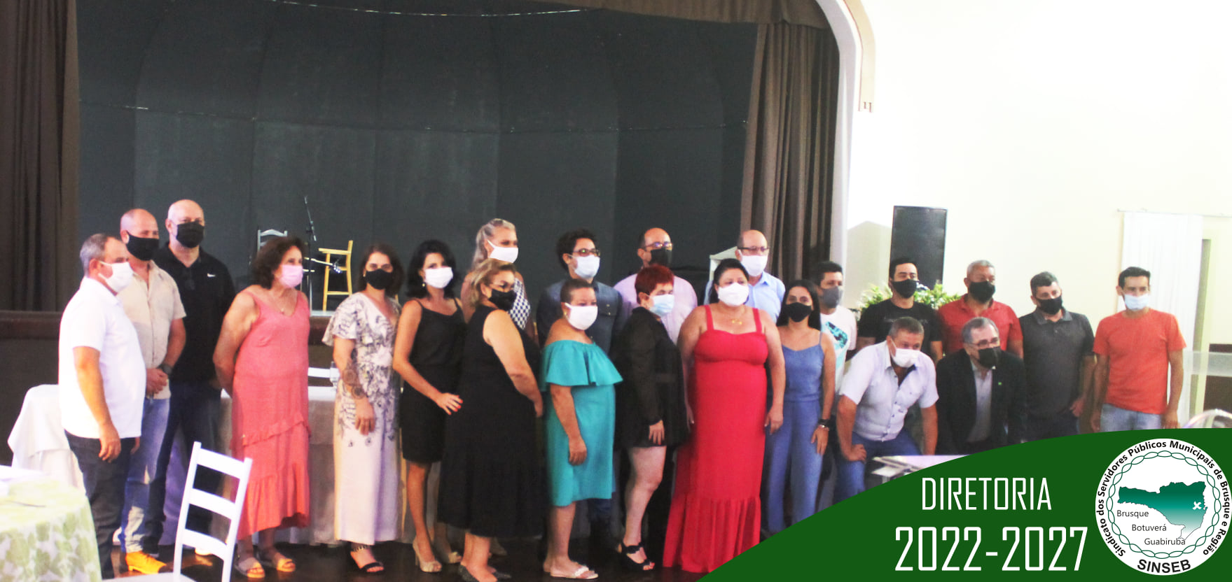 Nova Diretoria do SINSEB Gestão 2022-2027 tomou posse no dia 14/01/2022.