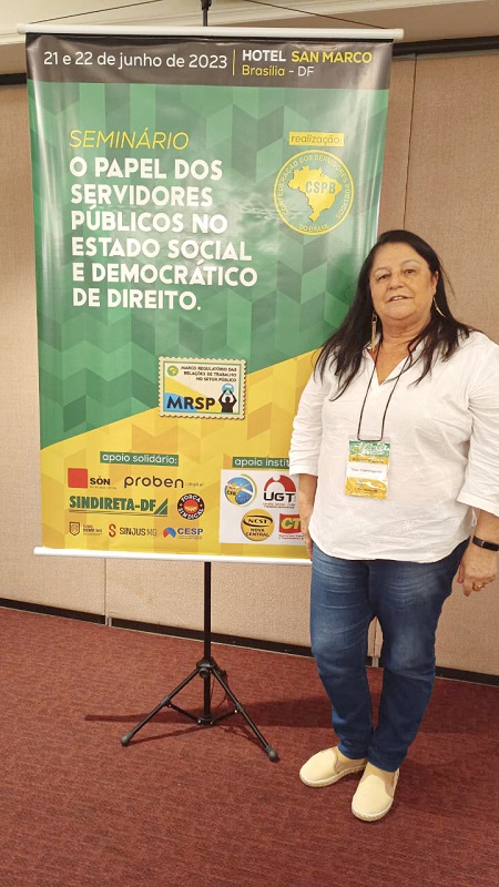 A presidente do SINSEB, Tânia Mara Vieira Pompermayer e assessorias do Sindicato, a convite da FETRAMESC, federação da qual a presidente do SINSEB...