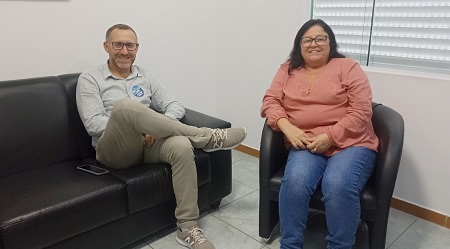 Servidor público e candidato a Deputado visita o SINSEB