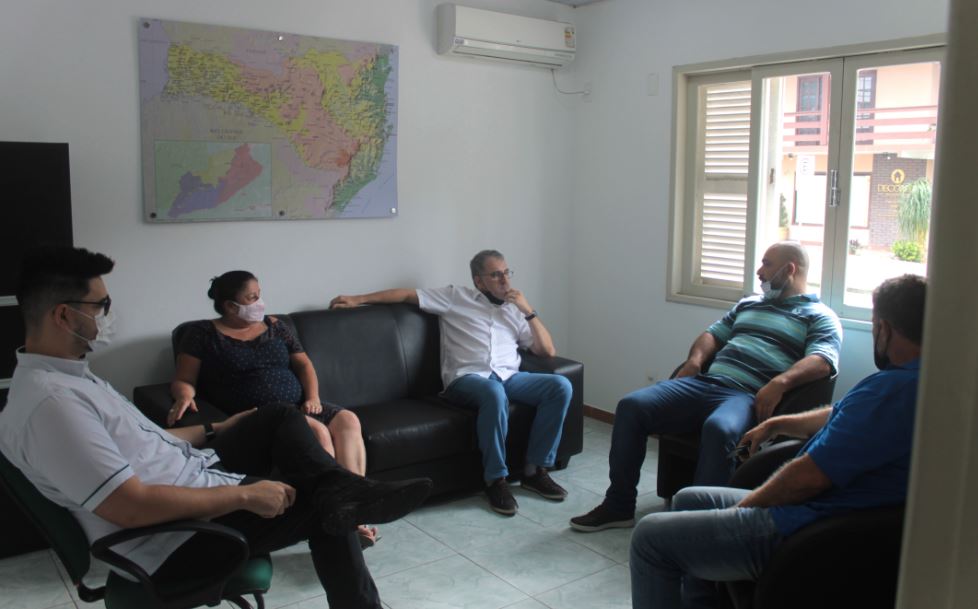 Visita do Diretor- Presidente do SAMAE ao SINSEB